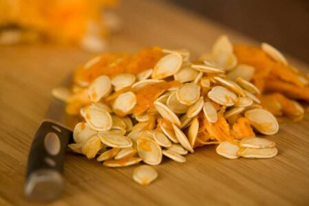 Roasted, Spiced Pumpkin Seeds Image